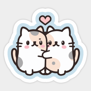 cute cat cartoon Sticker